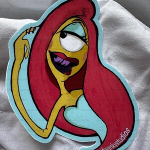 Pleakley in ziehen, Lilo und Stitch Fanart Vinyl Aufkleber