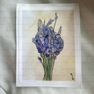 Lavendel-Aufkleber