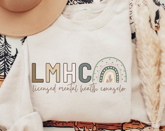 LMHC-sweater met ronde hals therapeut, cadeau voor geestelijke gezondheid