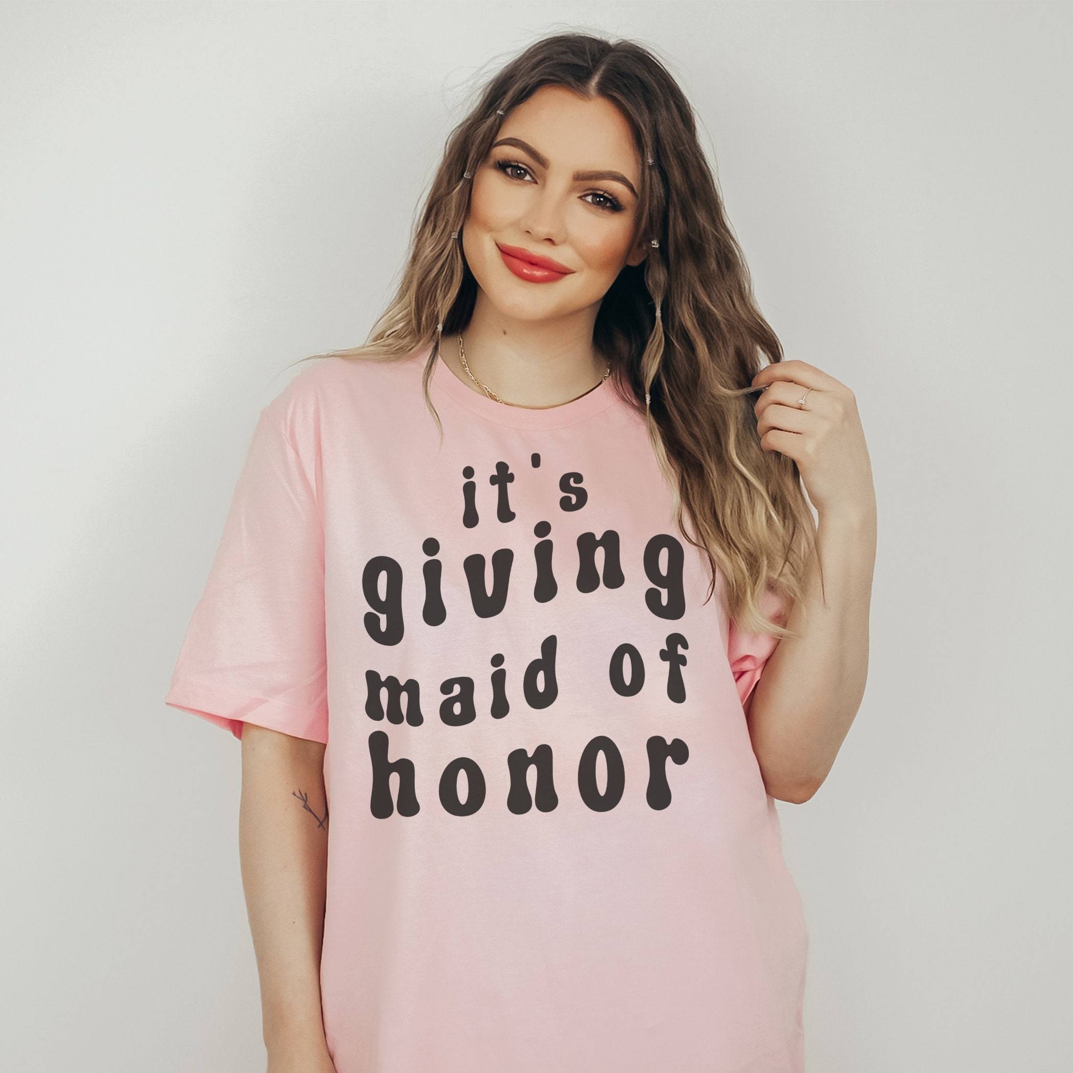 Maid of sale honor shirt target