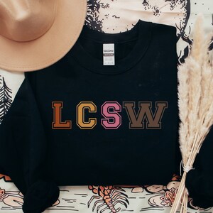 LCSW Heavy Blend Crewneck,social Worker Crewneck Gift,social Worker ...
