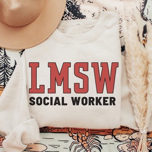 Social Work Heavy Blend Crewneck Social Worker Crewneck Gift Social Worker sweater Licensed Social Worker Gift Back to School Gifts LMSW