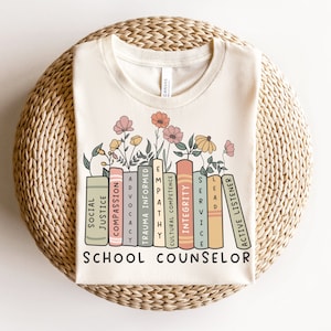 School Counselor Shirt Mental Health Advocate Shirt Social Justice Gift for Counselor Guidance Counselor Therapist Shirt School Therapist