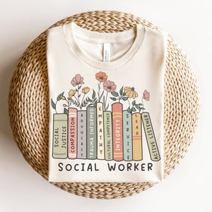Chemise d&#39;assistante sociale Cadeaux LCSW Chemise avocat Cadeau justice sociale pour assistante sociale Chemise thérapeute assistante sociale scolaire LCSW Santé mentale