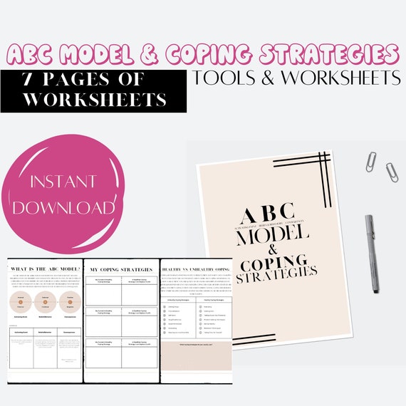 Bundle: ABA Therapy Worksheets ABC Model Worksheets School - Etsy