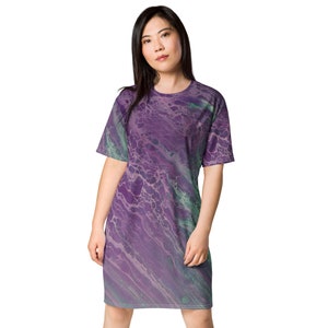 MRose Art Original Abstract Art Inspired T-shirt dress