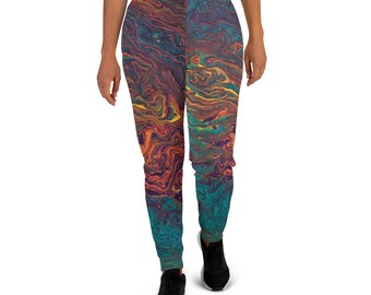 MRose Art The Fire Within Original Abstract Art Inspired Women's Joggers