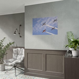 MRose Photography Original Aerial Artistry Vintage Plane Rolled Posters, Aviation Decor, Wall Art, Gift Pilots, Airplane Prints, Home Office