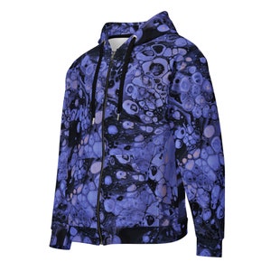 MRose Art Original Abstract Art Inspired Unisex Zip Hoodie