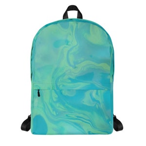MRose Art Oceanic Original Abstract Art Inspired Backpack