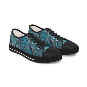 MRose Art Original Art Inspired Vibrant Abstract Low Top Sneakers, Colorful Artistic Shoes for Casual Outing, Street Style, Comfortable Walk