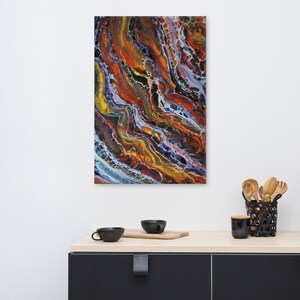 MRose Art Original Abstract Art Inspired Canvas Print