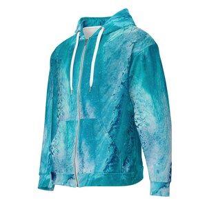 MRose Art Original Abstract Art Inspired Unisex Zip Hoodie