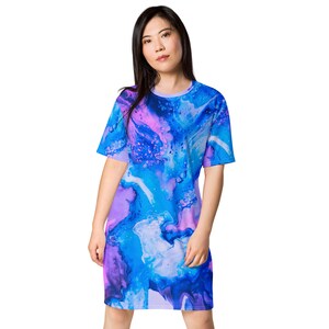 MRose Art Original Abstract Art Inspired T-Shirt Dress
