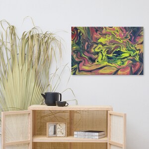 MRose Art Swish Canvas Print
