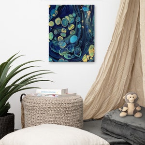 MRose Art Ocean Bubbles Canvas Print
