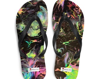 MRose Art Electrified Flip-Flops