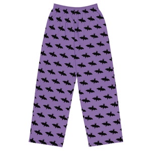 MRose Art Halloween Print Unisex Wide-Leg Pants
