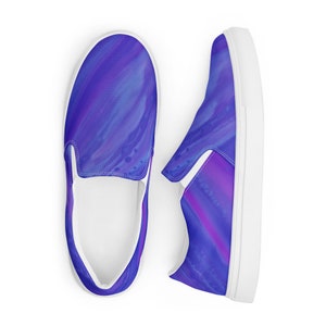 MRose Art Big Dreams Original Abstract Art Inspired Men’s slip-on canvas shoes