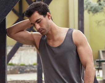 Soft & Breathable Organic Pima Cotton Tank Top - Men's