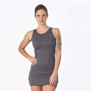 Sustainable & High Quality Organic Pima Cotton Tank Dress Women's image 2