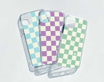 Geruit telefoonhoesje, leuke iPhone-hoesjes, iPhone-hoesje