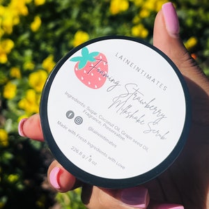 Strawberry Milkshake Sugar Scrub