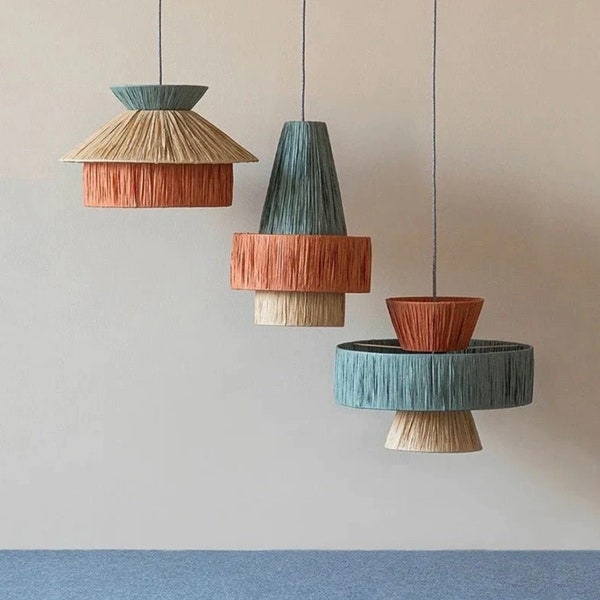 Nogy Noguchi Style Lamp • Akari Lamp • Wall Paper Lamp • Rice Paper Lamp • Japanese Lamp • Colorfull Paper Lantern