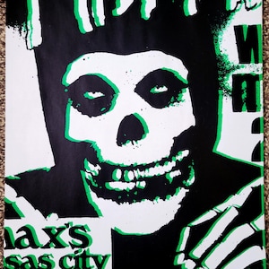 The Misfits Fiend Club screenprint envelope danzig samhain punk