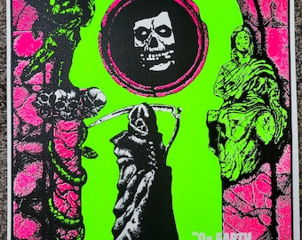 The Misfits Earth AD screenprint. Art by Mad Marc Rude only 10