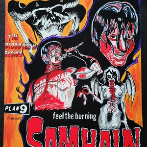 Samhain Malerei Plakatdruck die Misfits danzig punk