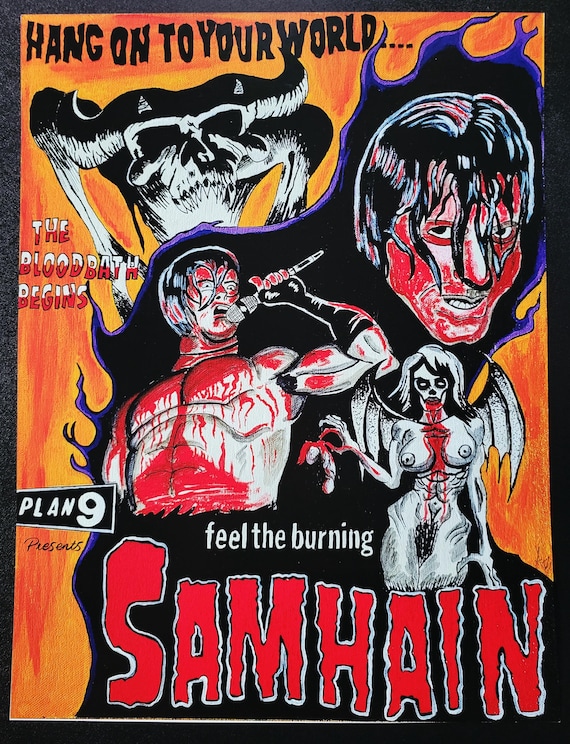 Samhain Painting Poster Print the Misfits Danzig Punk - Etsy
