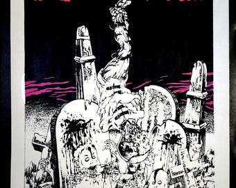 The Misfits 'graveyard Feast' Screenprint Poster - Etsy