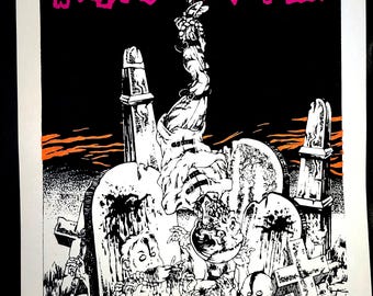 The Misfits 'graveyard Feast' Screenprint Poster - Etsy