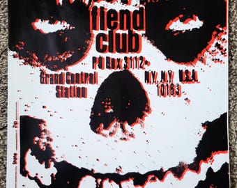 the misfits screenprint envelope fiend club danzig samhain punk