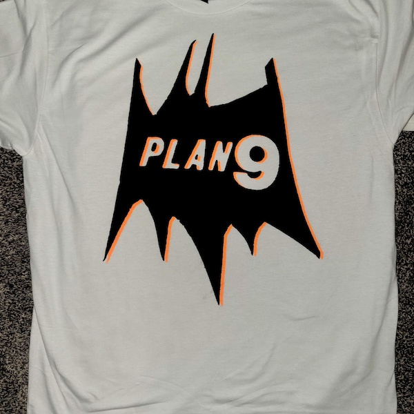 The Misfits Plan 9 logo tshirt handscreened. Samhain danzig punk hardcore