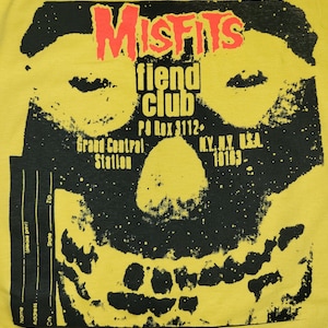 The Misfits handscreened fiend club tshirt