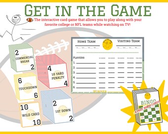 Interactive Football Watch Party Game, Get in the Game (Digital Download)