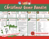 Christmas Party Game Bundle | Holiday Games for Family Gatherings & Office Parties