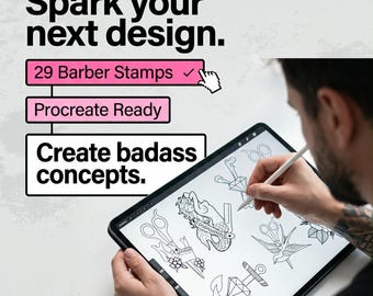Barber/Hairstylist-Ideen zum Ausdrucken von Stempeln