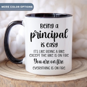 Being Principal Is Easy Mug, Principal Funny Coffee Cup, Back To School Gift For Principals, Best Principal Ever Mug, (MUG-49 Principal)