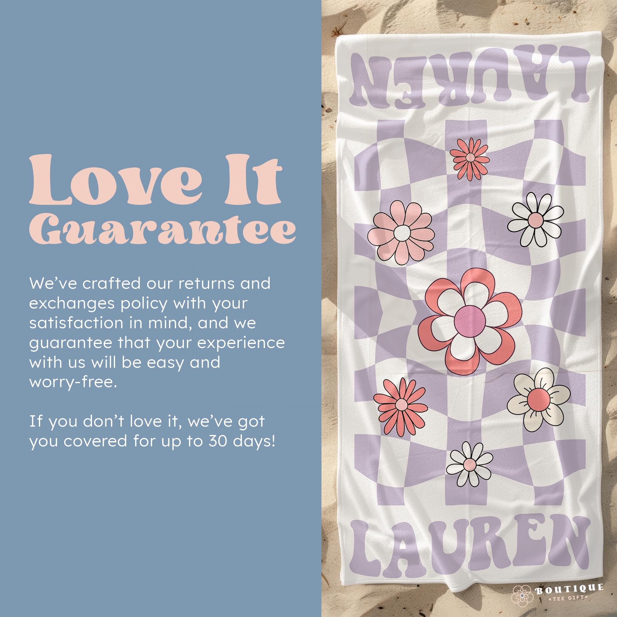 大人と子供用のパーソナライズされたビーチタオル、名前入りのカスタム