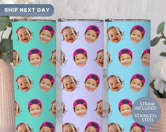 Custom Baby Photo Tumblers: Funny Gift For Mom Or Grandma, Personalized Tumblers for Mom Christmas Gift (TM-47)