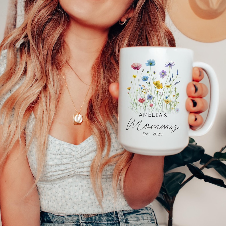 Mug Set for New Parents, Daddy & Mommy Coffee Mug Set Gift, Baby