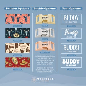 Western Cowboy Dog Collar, Cowboy Boots Collar, Engraved Dog Collar, Collar & Leash Set (DOG44) immagine 2