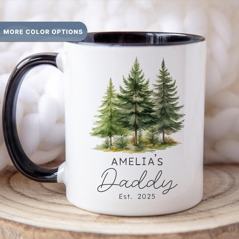Mug Set for New Parents, Daddy & Mommy Coffee Mug Set Gift, Baby