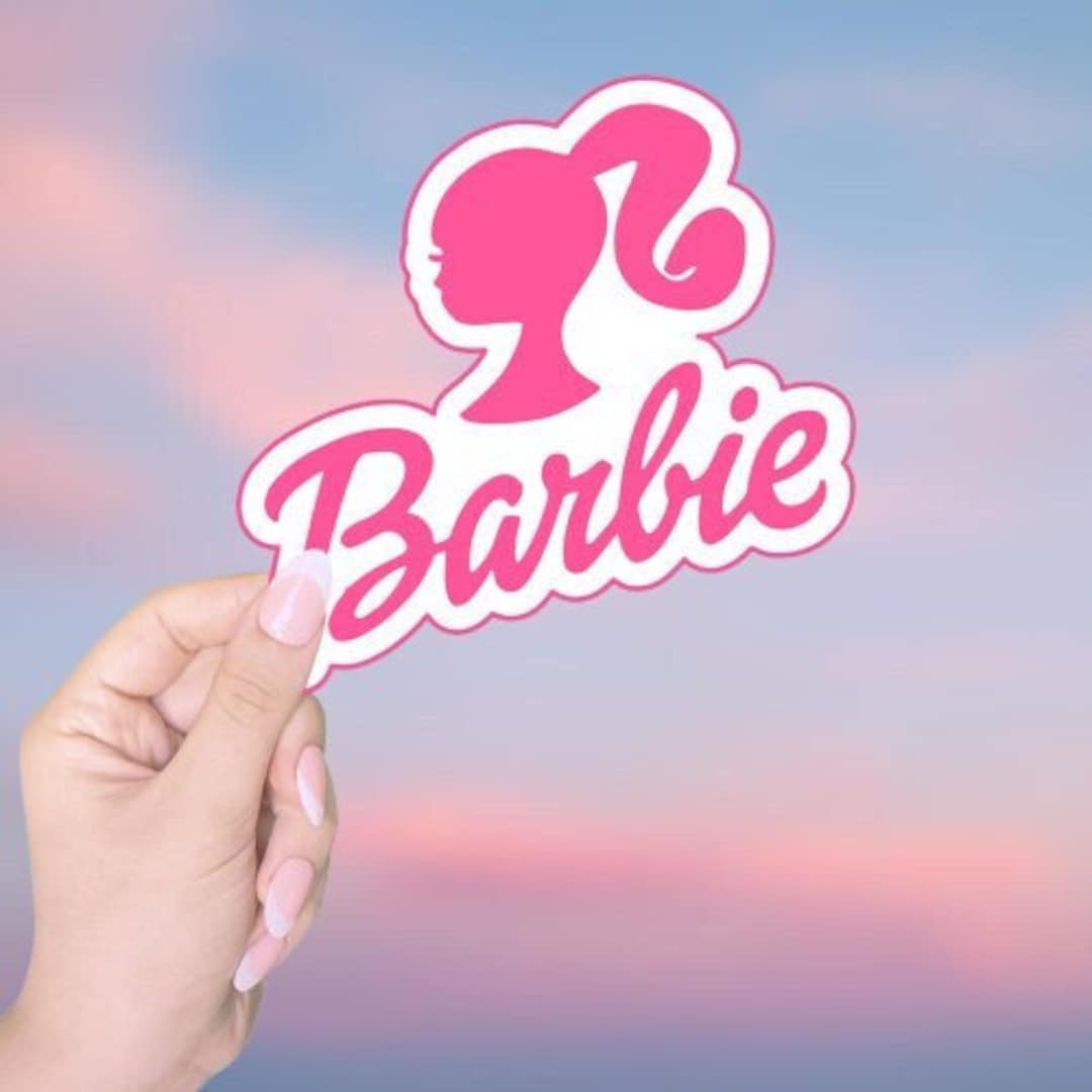 Barbie Stickers Barbie Name Sticker Barbie Movie Stickers Etsy
