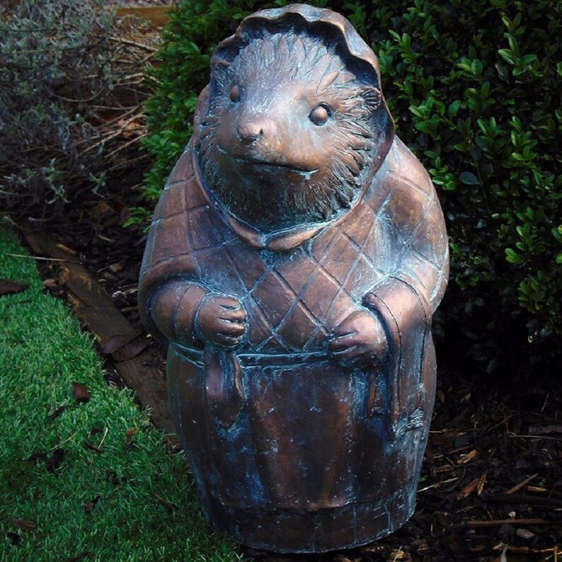 Beatrix Potter Garden Statuepeter Rabbitmrs Etsy
