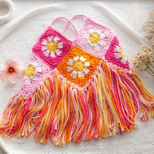 Flower Crochet Top - Etsy