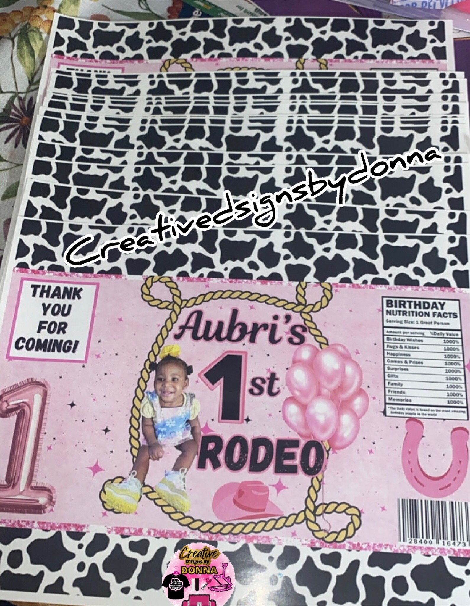 My First Rodeo Chip Bag 1st Rodeo Theme Birthday Customized Chip Bags Digital Template Custom ...